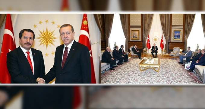 Cumhurbaşkanı Erdoğan, Memur-Sen Yönetimini Kabul Etti