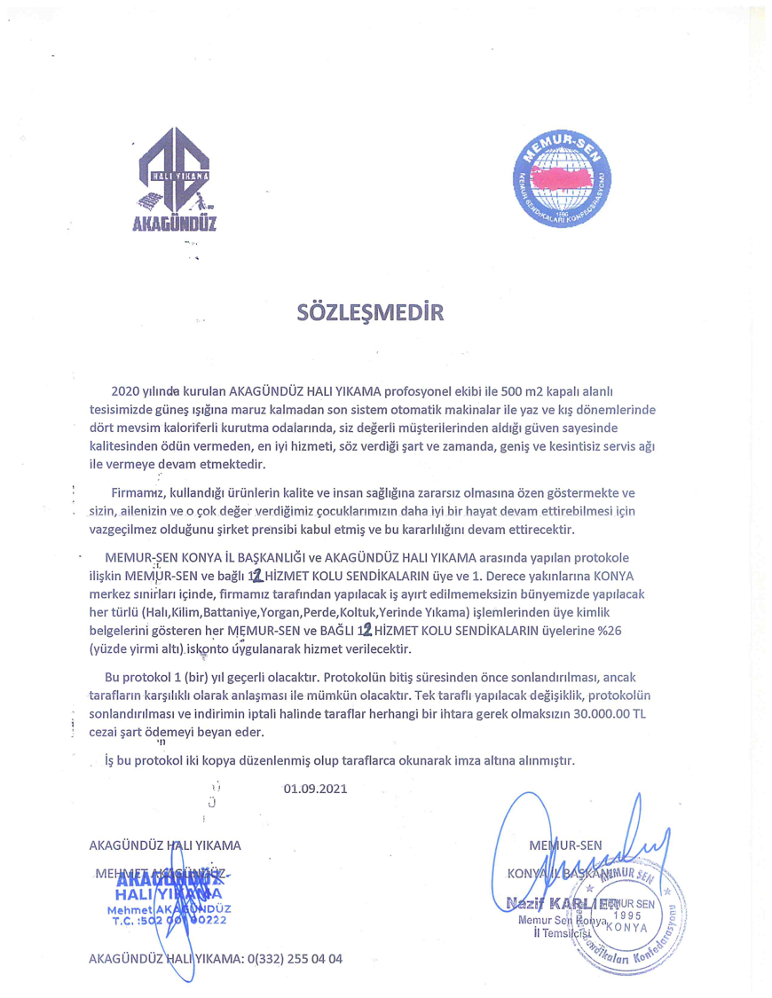 akagunduz hali yikamadan memur senlilere 26 ozel indirim konya diyanet sen