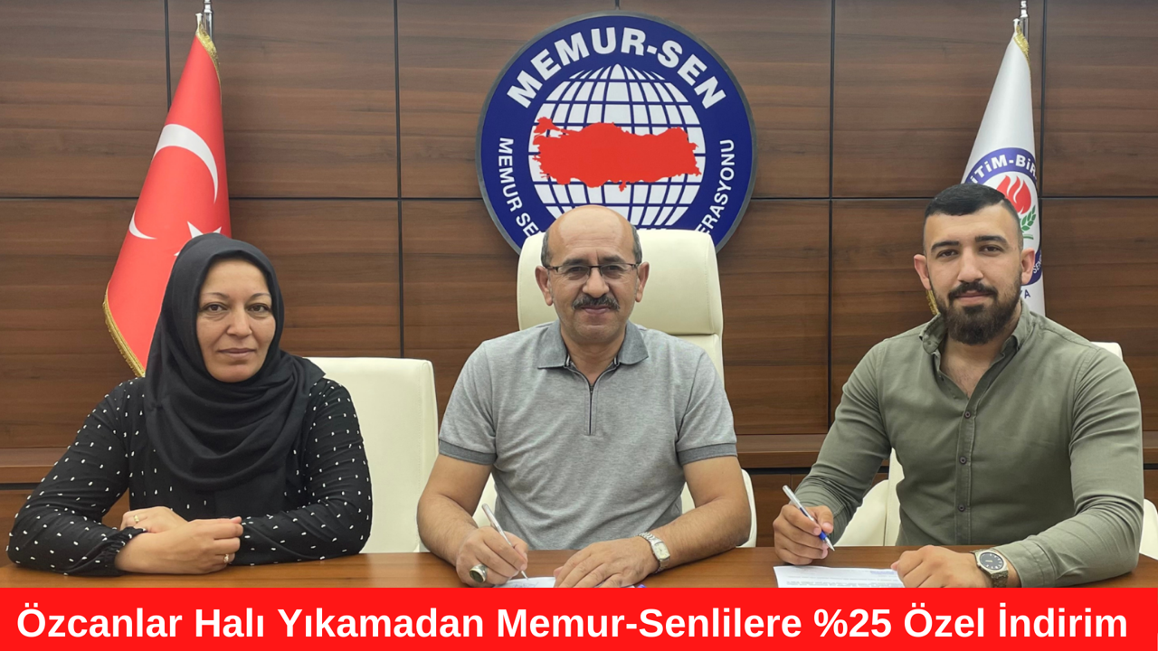 Özcanlar Halı Yıkamadan Memur-Senlilere %25 Özel İndirim