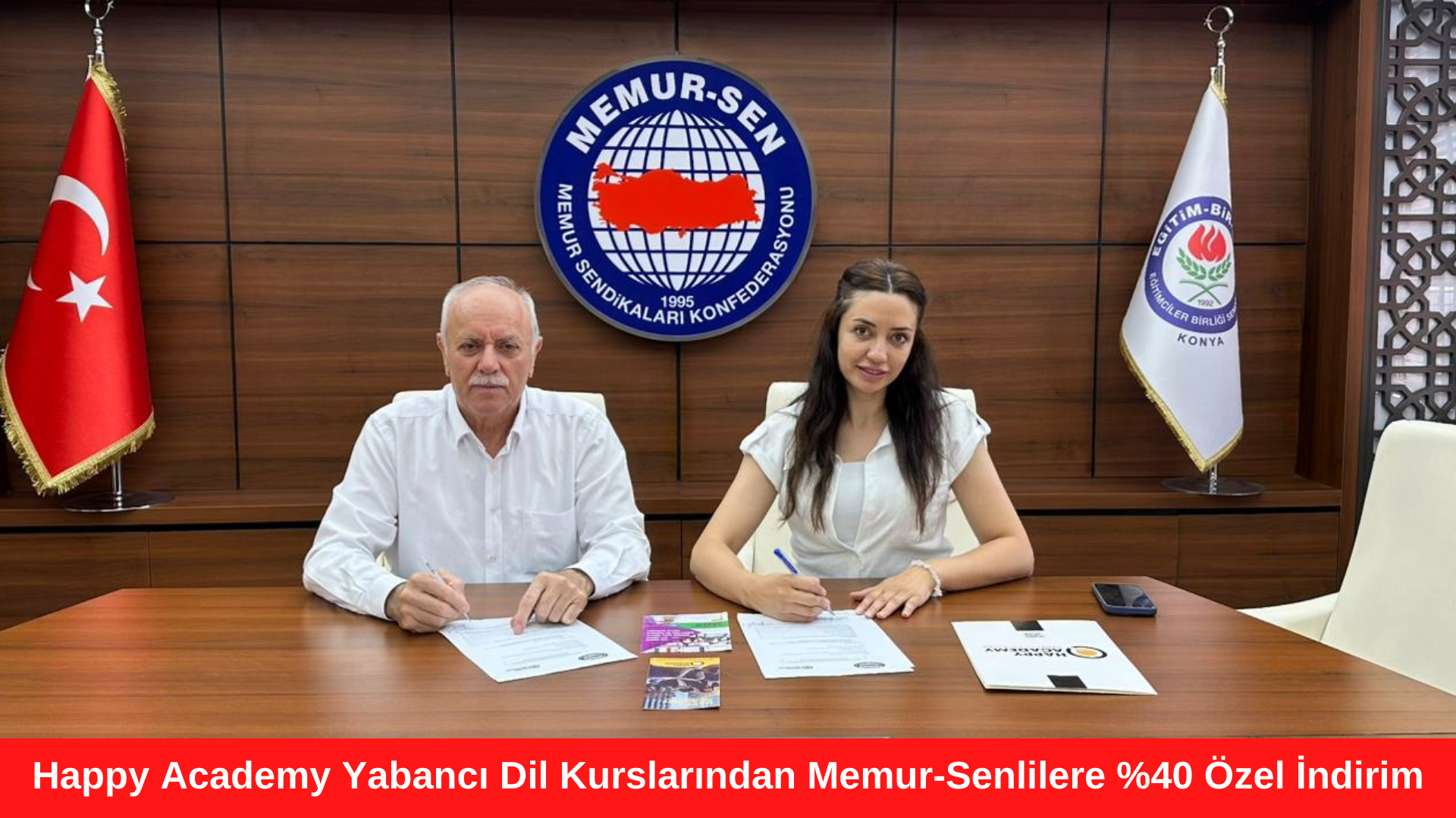 Happy Academy Yabancı Dil Kurslarından Memur-Senlilere %40 Özel İndirim