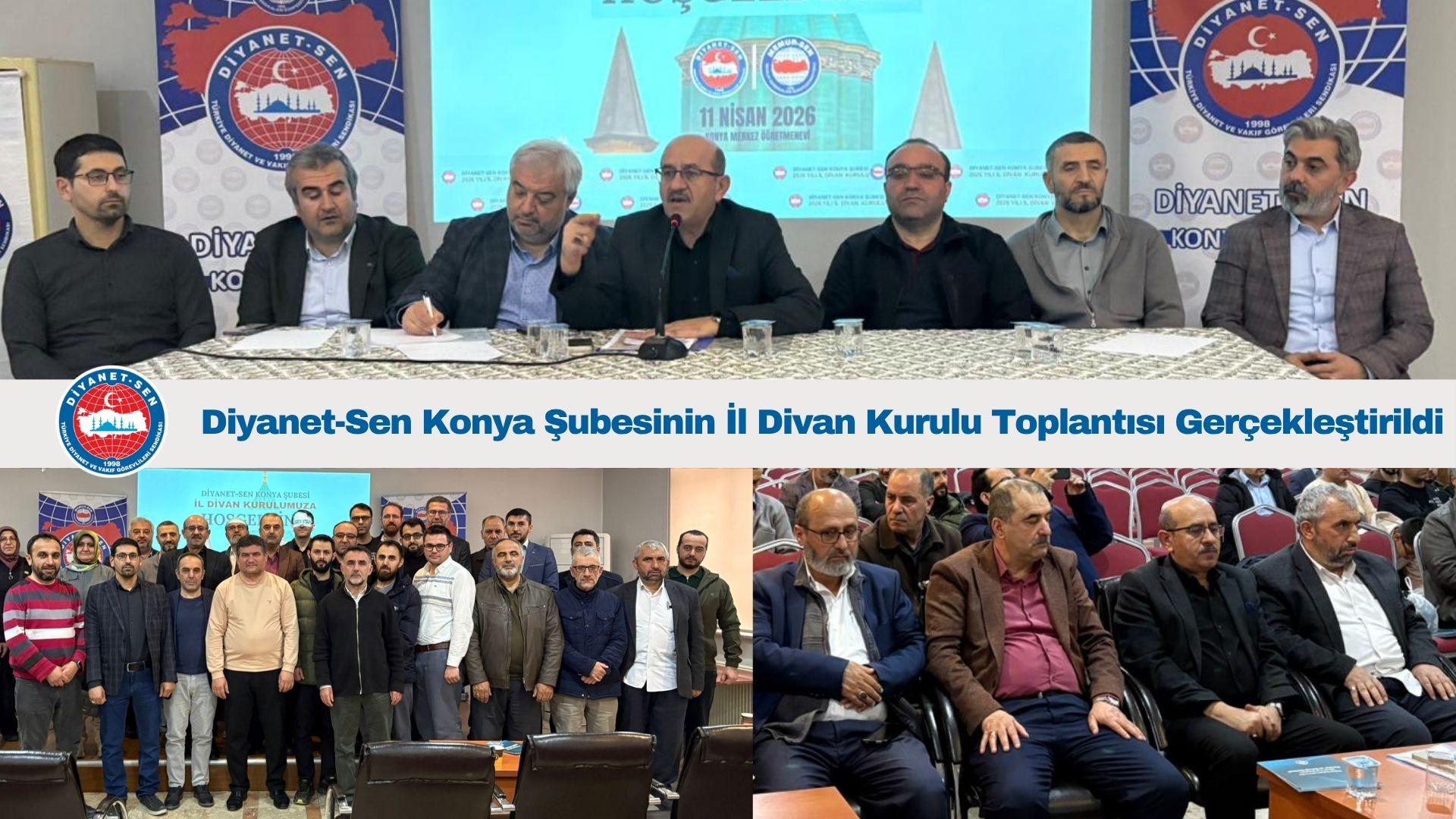 Diyanet-Sen Konya Şubesinin İl Divan Kurulu Toplantısı Gerçekleştirildi